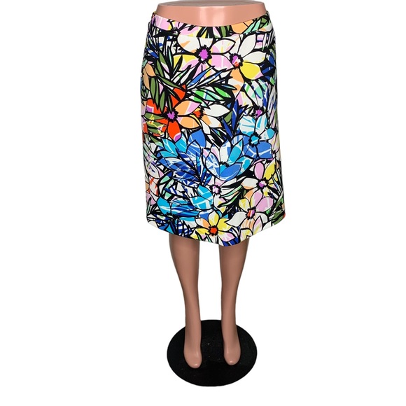 Spense Dresses & Skirts - Spense Floral Print Multicolor Skirt Elastic Waist No Pockets No Lining …